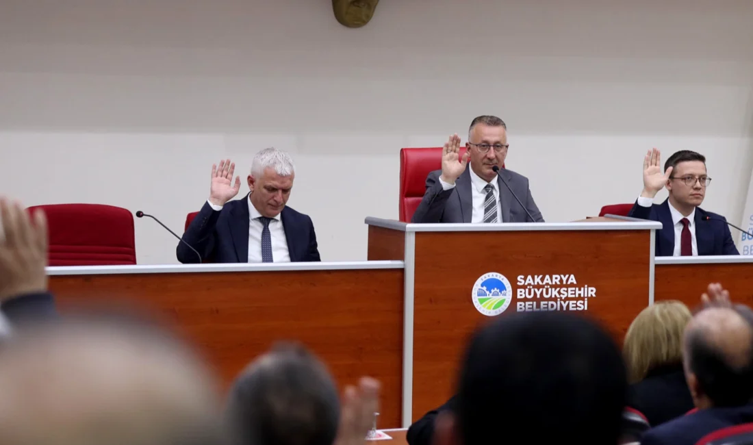 Sakarya Büyükşehir Belediyesi Nisan Olağan Meclisi’nde 58 gündem maddesi karara