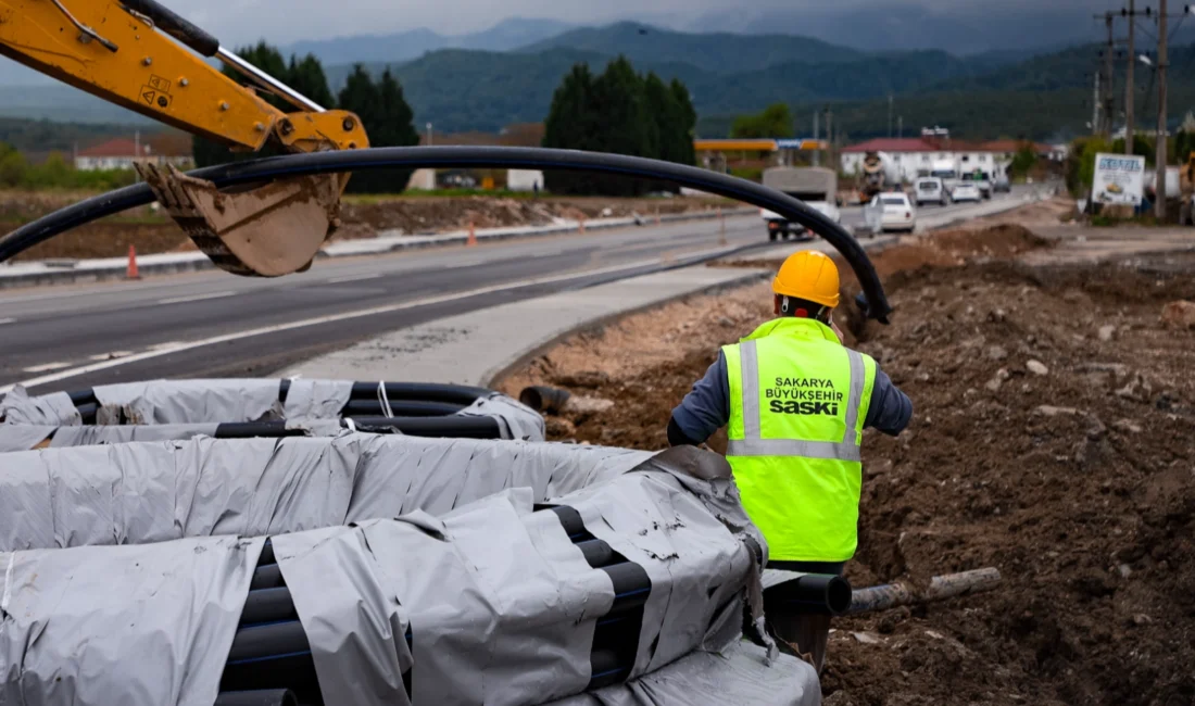 SASKİ, Kozluk Caddesi’nde 3 bin 500 metrelik içme suyu hattını