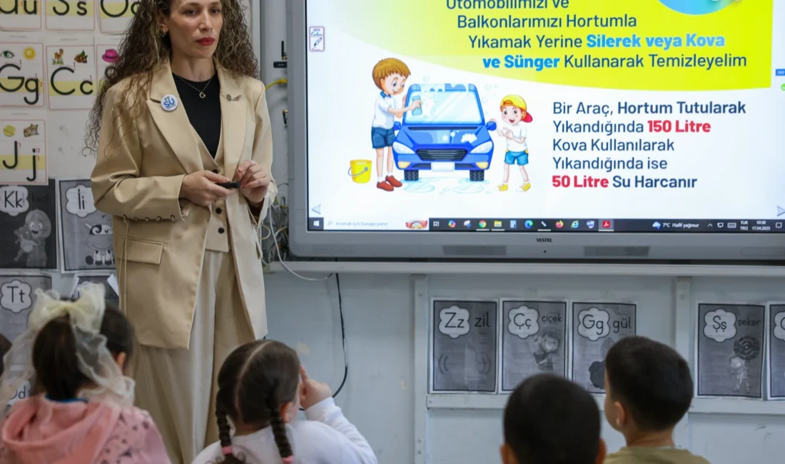SASKİ, Ferizli Gölkent İlköğretim ve Ortaokulu’nda gerçekleştirdiği eğitimle su tasarrufu