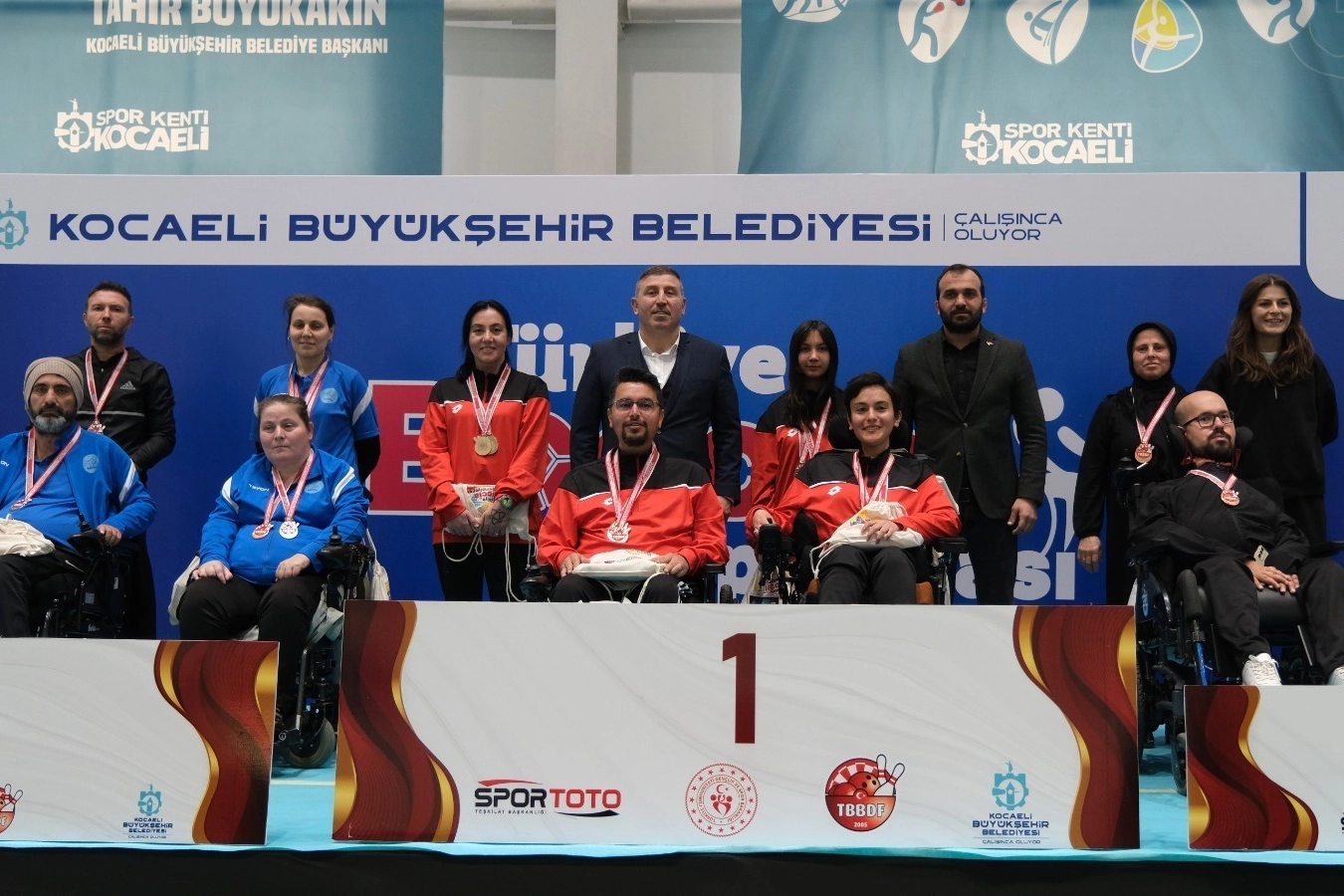 Kocaeli Büyükşehir Belediyesi’nin ev sahipliğinde düzenlenen Türkiye Boccia Şampiyonası’nda 133
