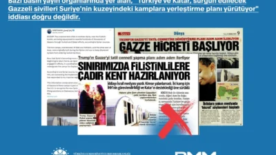 Bazı basın yayın organlarında yer alan, “Türkiye ve Katar’ın sürgün