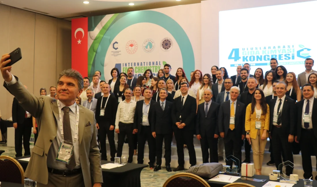 Antalya’da düzenlenen 4. Uluslararası Gıda Kimyası Kongresi, “Gıda Üretiminde Sürdürülebilirlik”