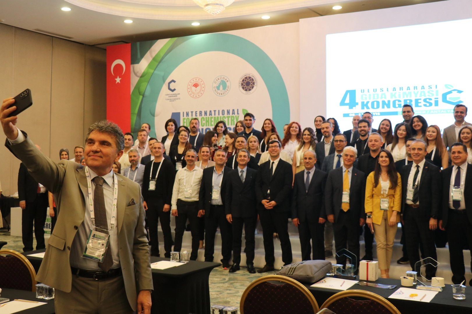 Antalya’da düzenlenen 4. Uluslararası Gıda Kimyası Kongresi, “Gıda Üretiminde Sürdürülebilirlik”