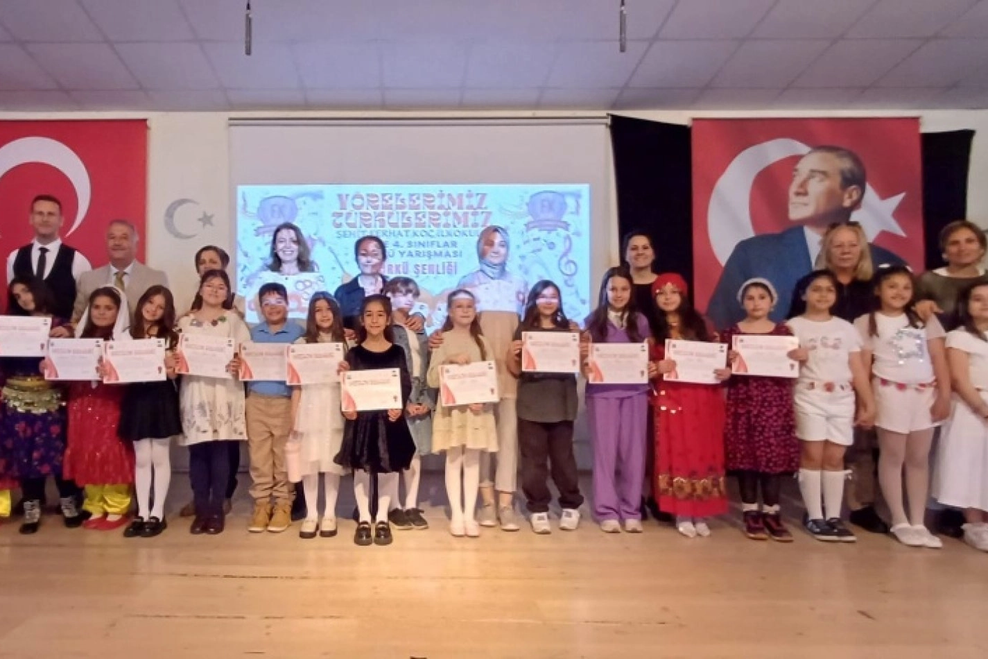 Ankara Etimesgut Şehit Ferhat Koç İlkokulunda hayata geçirilen “Yörelerimiz Türkülerimiz”