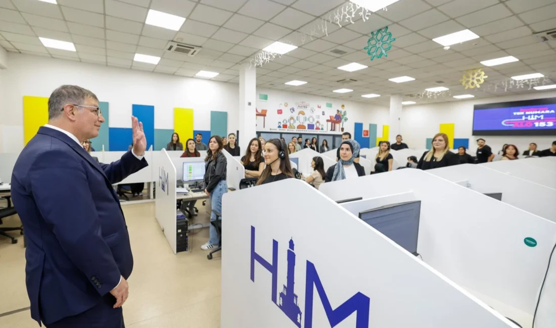 İzmir Büyükşehir Belediye Başkanı Dr. Cemil Tugay, Hemşehri İletişim Merkezi’ni
