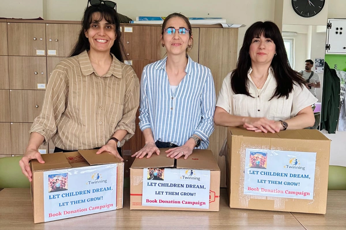 Bursa’nın Gemlik ilçesinde üç öğretmenin öncülük ettiği eTwinning projesi kapsamında