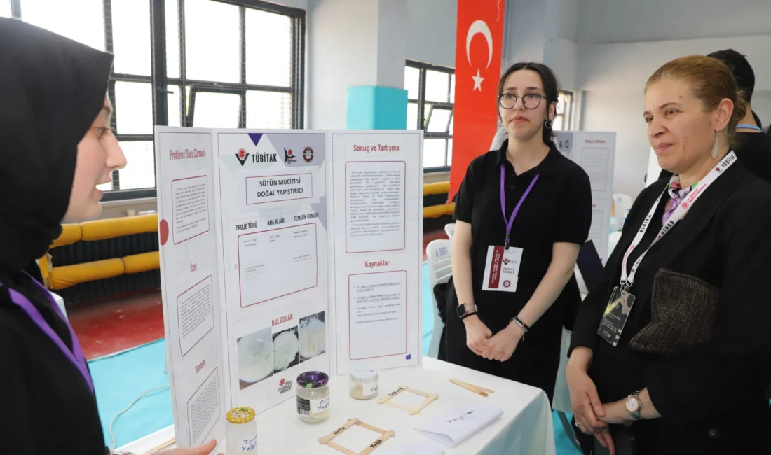 Bursa’da Yıldırım Ticaret Mesleki ve Teknik Anadolu Lisesi öğrencileri, TÜBİTAK