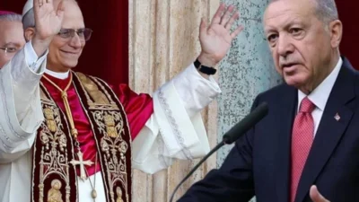 Cumhurbaşkanı Recep Tayyip Erdoğan, Papa 14. Leo’ya makama seçilmesi münasebetiyle