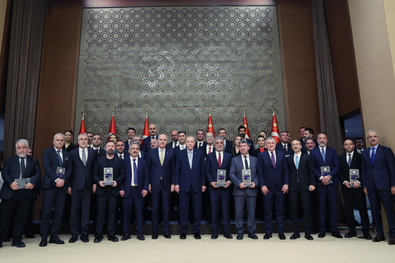 Cumhurbaşkanı Recep Tayyip Erdoğan, 10. Anadolu Medya Ödülleri töreninde, Anadolu