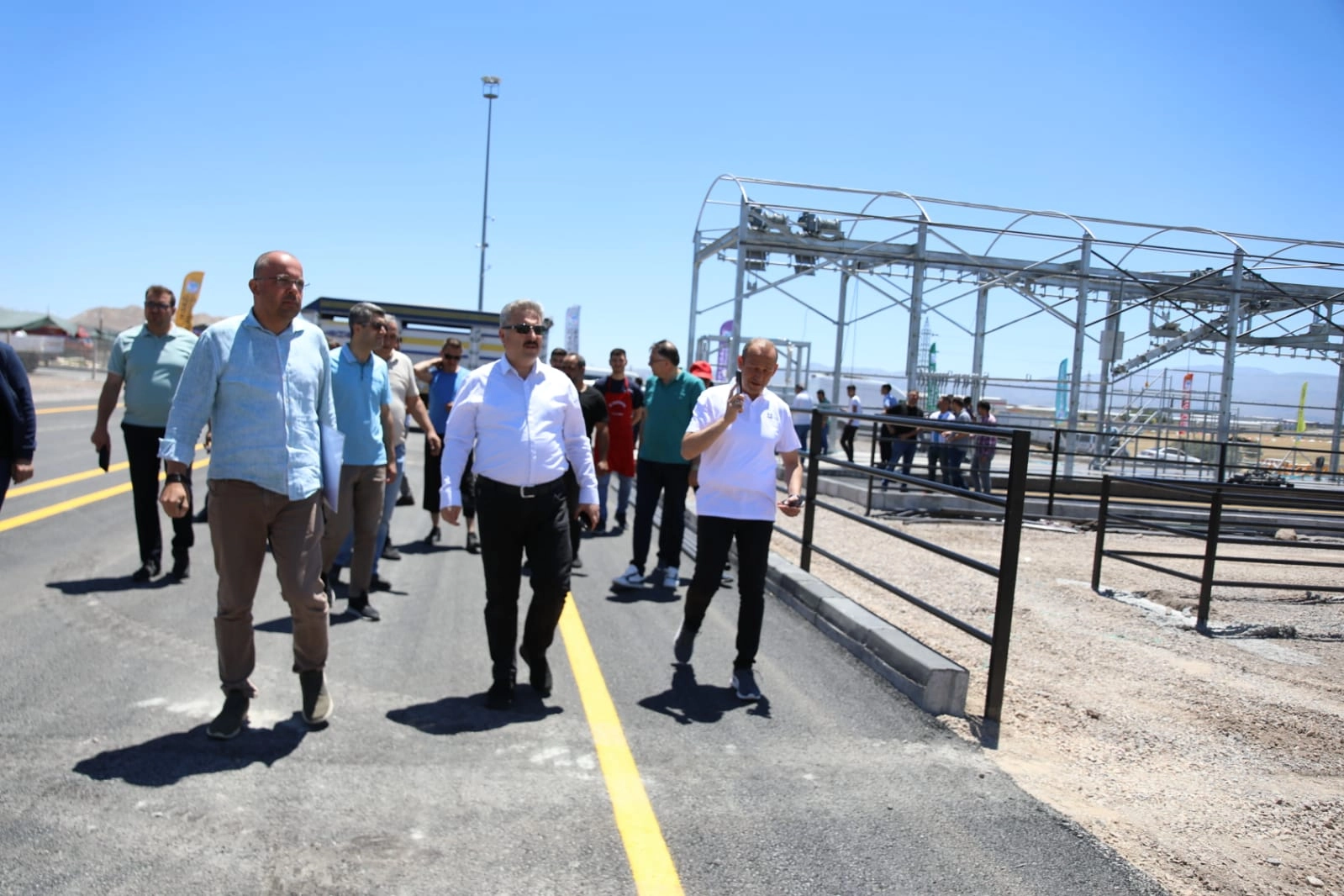 Kurban pazar yeri hazırlıklarına başlayan Kayseri Melikgazi Belediyesi, yaklaşan Kurban