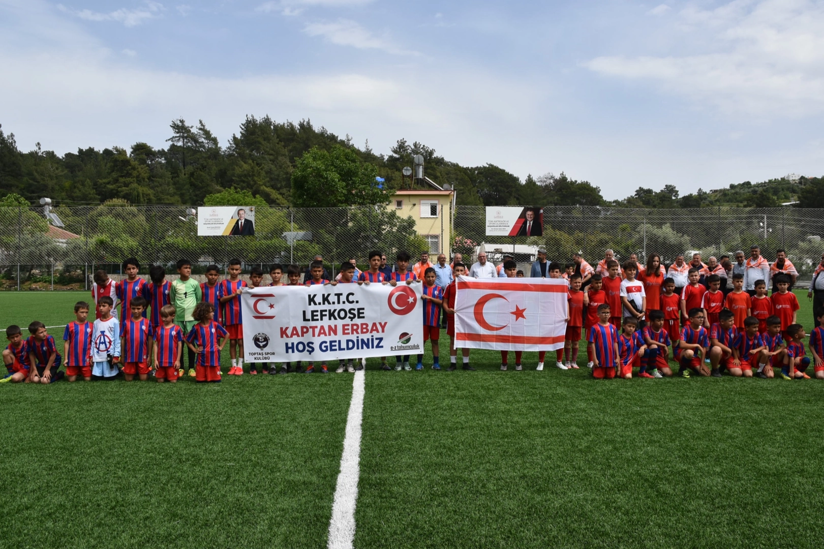 Kumluca Toptaş Spor altyapı oyuncuları, bugün Kuzey Kıbrıs Türk Cumhuriyeti’nden