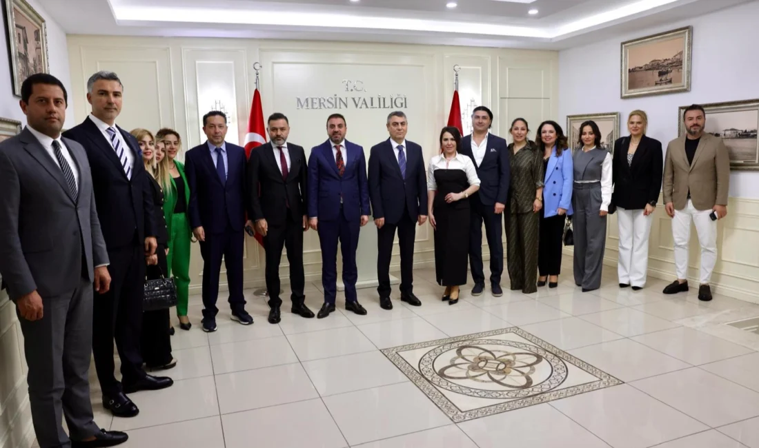 Tüm Global İş Dünyası Derneği (TÜMGİŞ), Mersin’de gerçekleştirdiği ziyaretlerde kentin