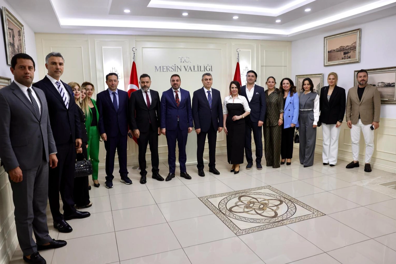 Tüm Global İş Dünyası Derneği (TÜMGİŞ), Mersin’de gerçekleştirdiği ziyaretlerde kentin