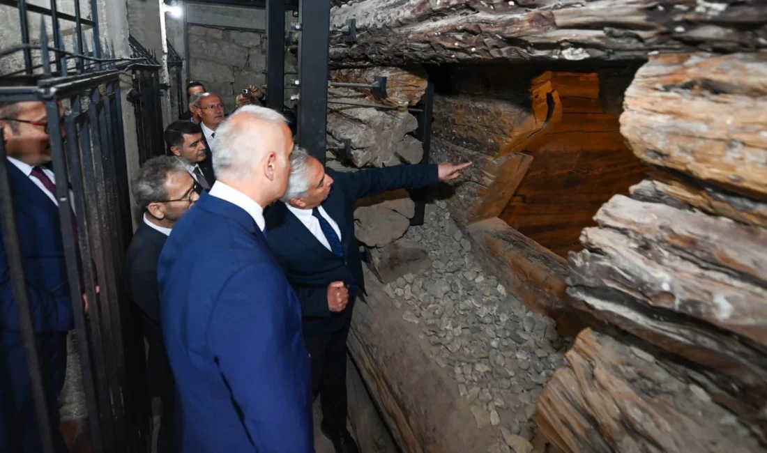 Kültür ve Turizm Bakanı Mehmet Nuri Ersoy, Gordion Antik Kenti’nde