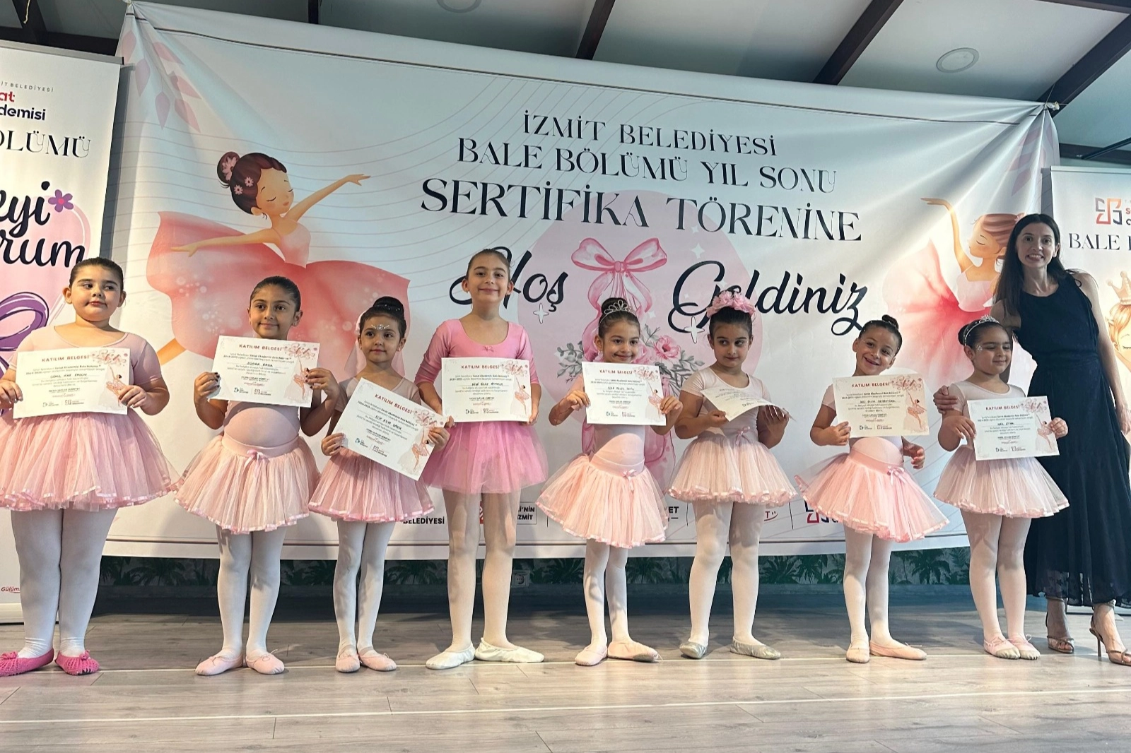 Kocaeli’de İzmit Belediyesi Sanat Akademisi Bale Bölümünde eğitim alan 86