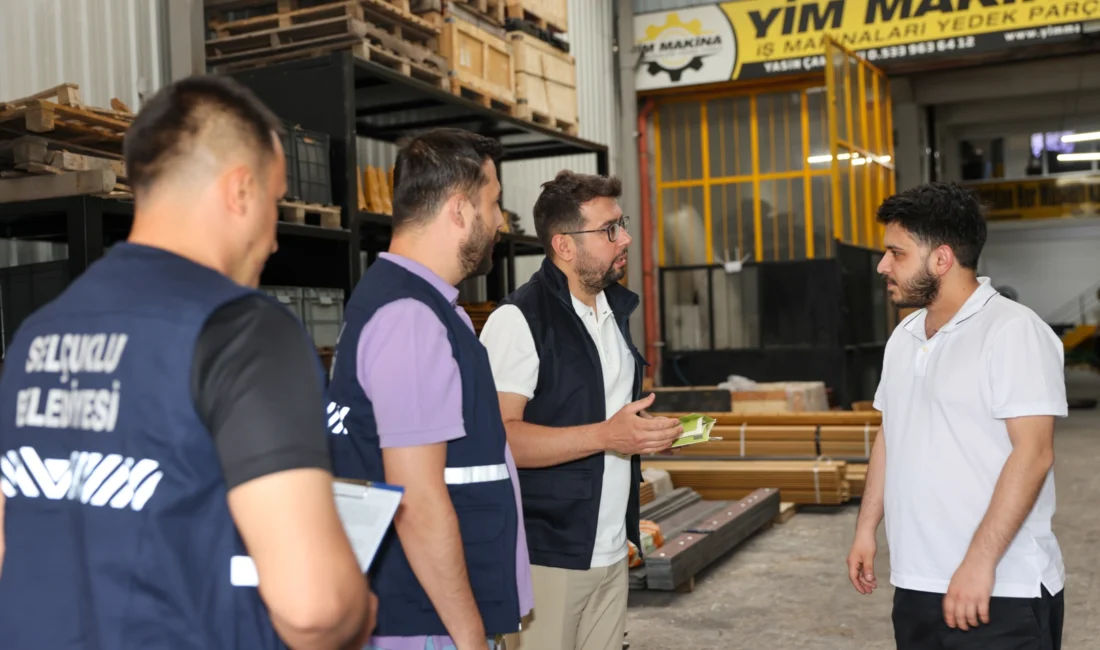 Konya’da Selçuklu Belediyesi Çevre Koruma ve Kontrol Müdürlüğü ekipleri sanayi