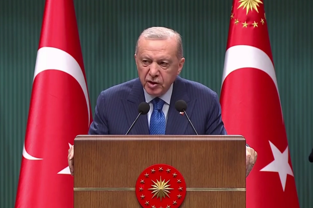 Cumhurbaşkanlığı Kabinesi, Recep Tayyip Erdoğan başkanlığında toplandı. Cumhurbaşkanı Erdoğan, “Millete