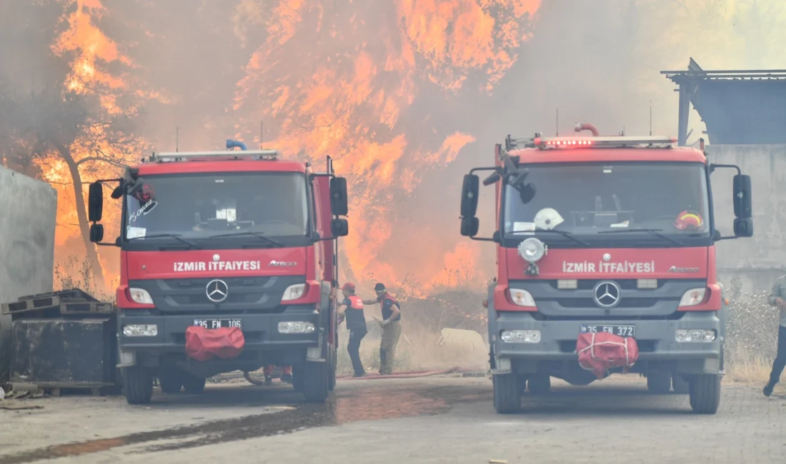 İzmir Büyükşehir Belediyesi İtfaiye Dairesi Başkanlığı ekipleri, Bornova Gökdere Mahallesi