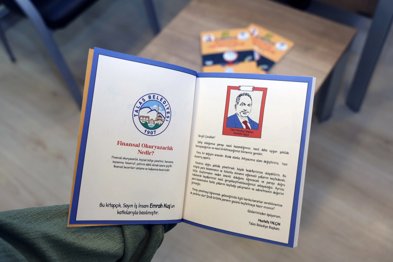 Kayseri Talas Belediyesi, çocuklara erken yaşta finansal bilinç kazandırmak amacıyla