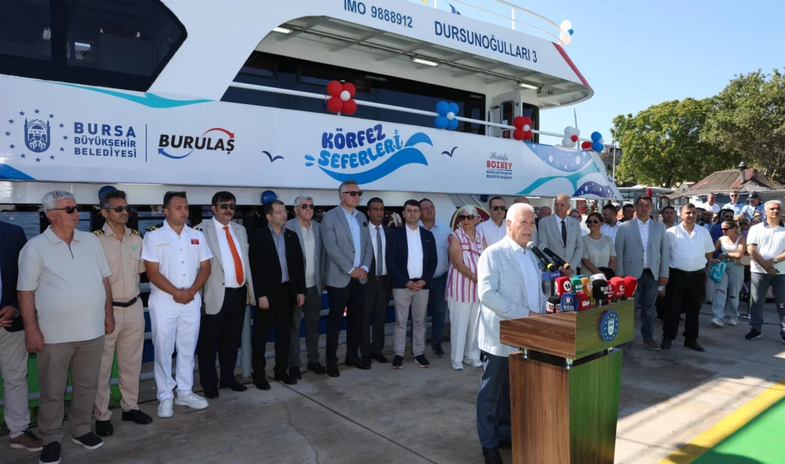 Bursa Büyükşehir Belediyesi tarafından deniz ulaşımını canlandırmak ve turizme katkı