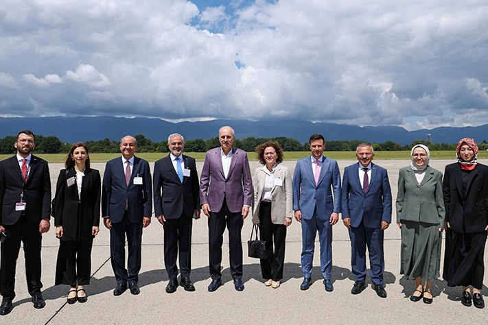 TBMM Başkanı Numan Kurtulmuş, Altıncı Dünya Parlamento Başkanları Konferansı’na katılmak