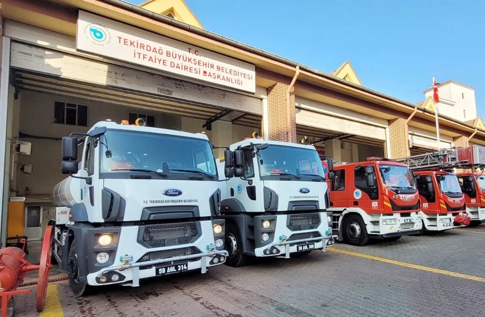 Tekirdağ Büyükşehir Belediyesi, Edirne’nin Enez ilçesinin yangınlara karşı hazırlığını artırmak