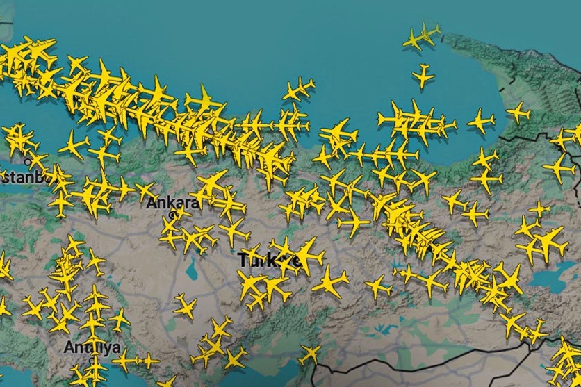 Günlük transit uçuşta ve toplam uçak trafiğinde tüm zamanların en