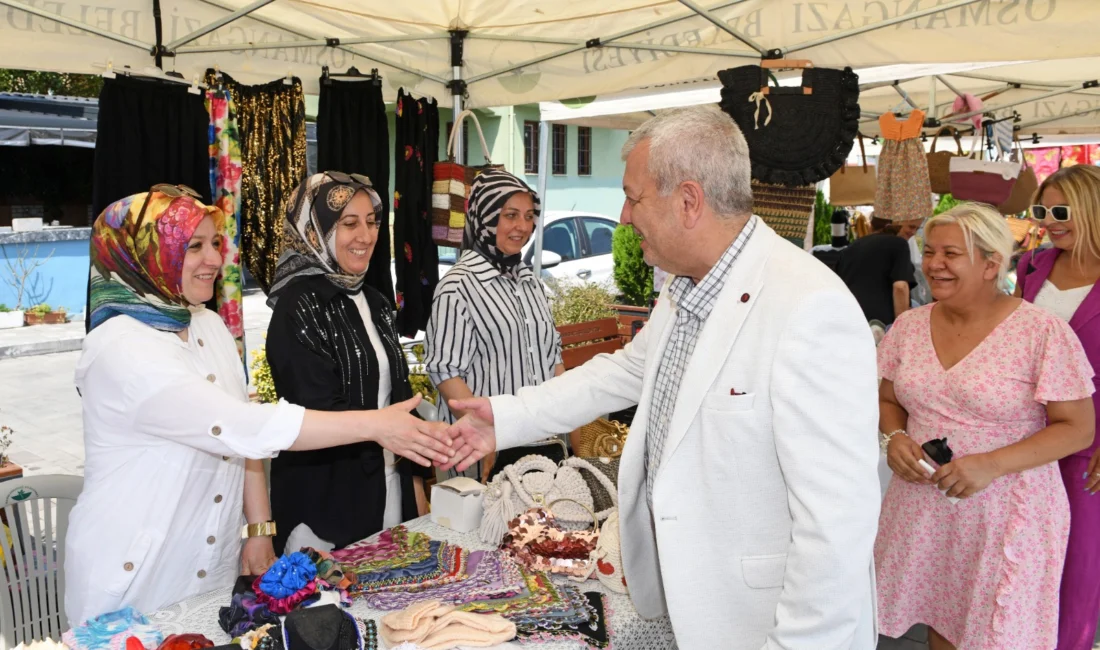 Bursa Osmangazi Belediyesi, kadınların üretim ve ekonomiye katılımını teşvik etmek