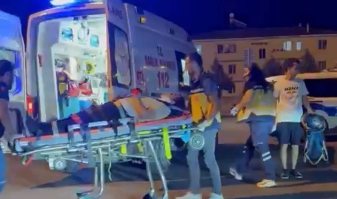 Düzce’de Kalıcı Konutlar 3. Bölge’de motosiklet ile otomobilin çarpışması sonucu