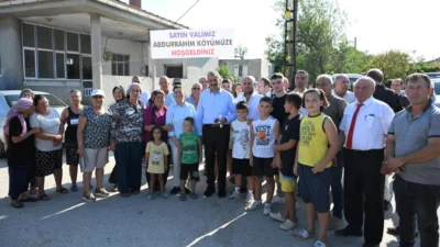 Edirne Valisi Yunus Sezer, Milletvekili Fatma Aksal ile birlikte Enez