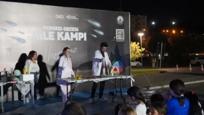 Gaziantep Büyükşehir Belediyesi’ne bağlı Müzeyyen Erkul Gaziantep Bilim Merkezi’nde “Perseid