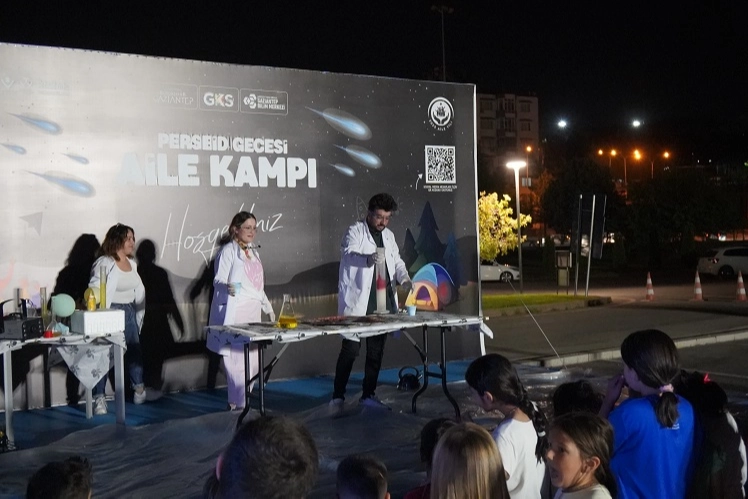 Gaziantep Büyükşehir Belediyesi’ne bağlı Müzeyyen Erkul Gaziantep Bilim Merkezi’nde “Perseid