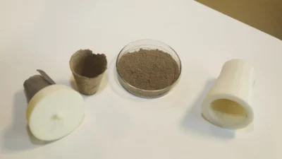 Bursa Teknik Üniversitesi (BTÜ) akademisyenleri, atık kâğıtları toprakta çözünebilen saksılara