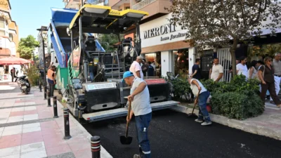 Manisa Büyükşehir Belediyesi, Şehzadeler ilçesinde Konuk Caddesi, Belediye Caddesi ve