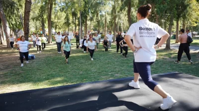 İzmir’de Bornova Belediyesi, Avrupa Hareketlilik Haftası kapsamında ilçenin dört bir