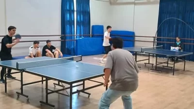 Bursa’da Nilüfer Belediyesi’nin Avrupa Hareketlilik Haftası kapsamında düzenlediği Raket Sporları