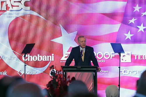 New York’ta Türk-Amerikan Ulusal Yönlendirme Komitesi’nin (TASC) düzenlediği akşam yemeğinde