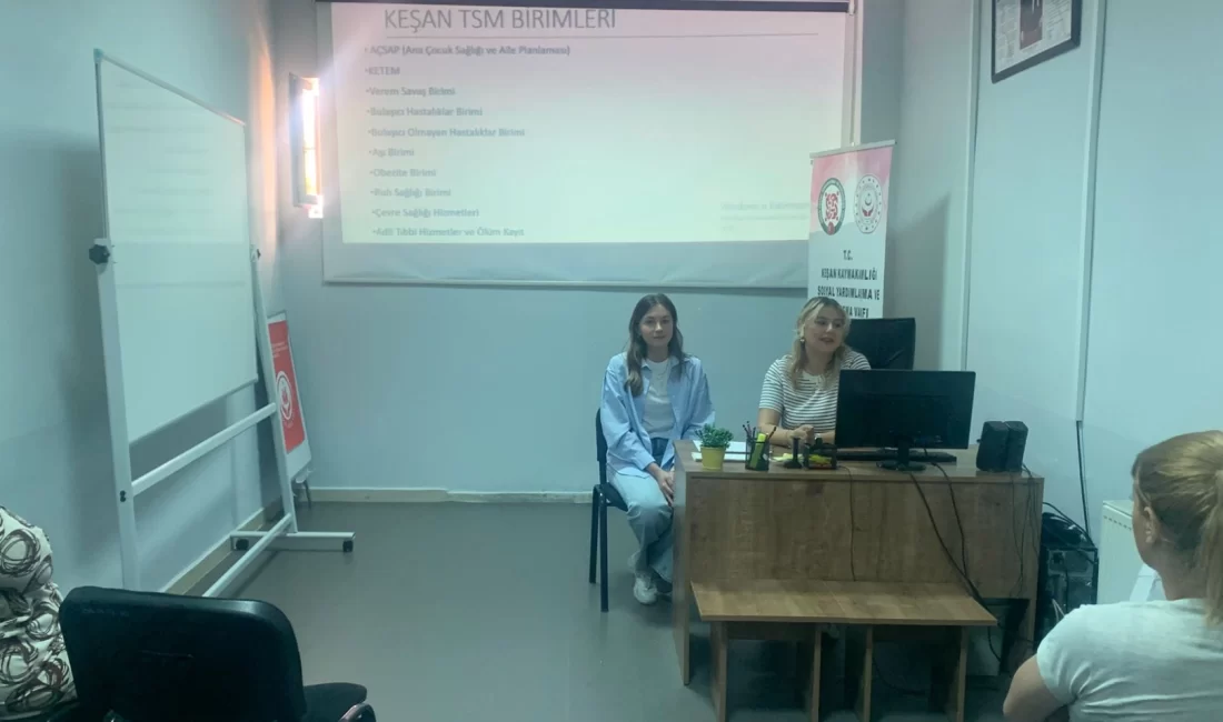 Edirne Keşan İlçe Sağlık Müdürlüğü, vatandaşları sağlık hizmetleri konusunda bilinçlendirmek
