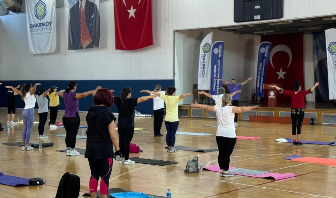 Bakırköy Belediyesi’nin Atatürk Spor ve Yaşam Köyü’nde düzenlediği “Sabah Sporları”