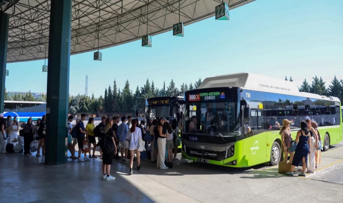Kocaeli Büyükşehir Belediyesi, yaz sezonunda hizmet veren 800CK hattı ile