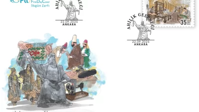 PTT AŞ tarafından “Ahilik Geleneği” konulu anma pulu ve ilkgün