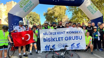 “Pedallar dönüyor, iyilik büyüyor” temasıyla bu yıl 17’ncisi düzenlenen “Tophane-Nilüfer-Mudanya