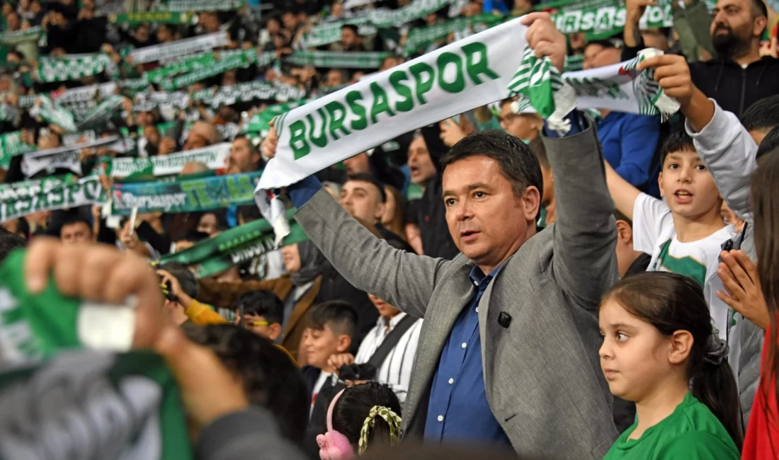 Bursaspor’a göreve geldiği ilk andan itibaren büyük destek olan Osmangazi