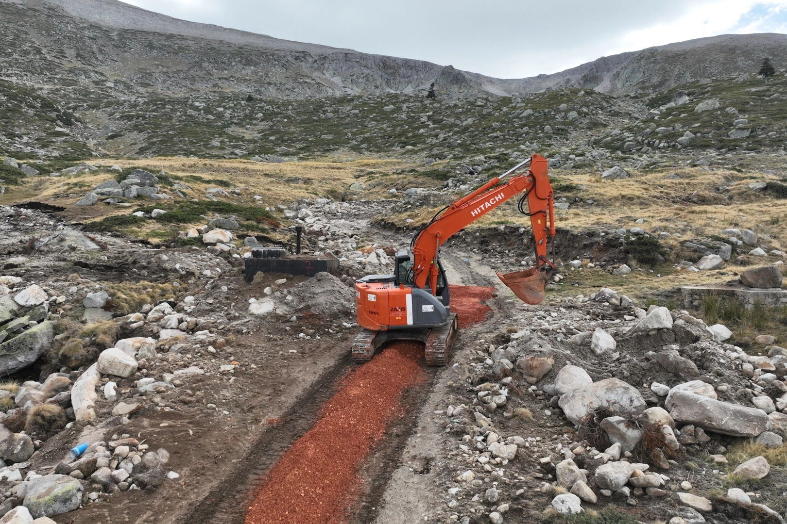 Büyükşehir Belediyesi tarafından Uludağ’ın Kırkpınar bölgesinde ömrünü tamamlayan 32 yıllık