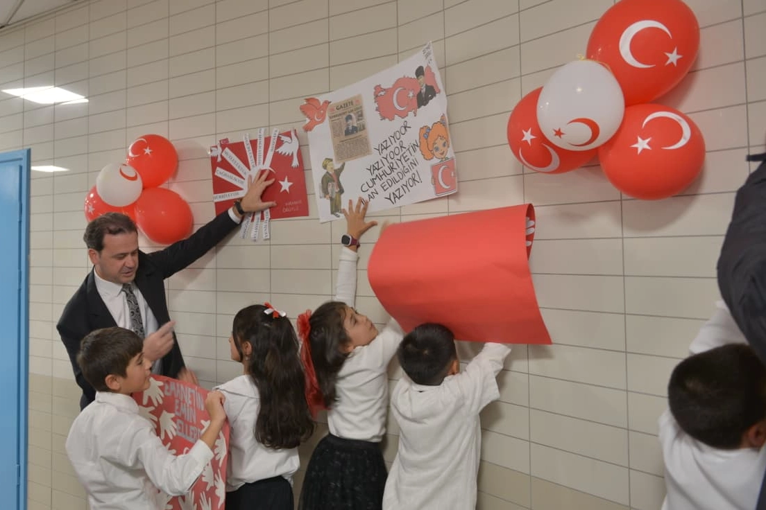 Bursa Büyükşehir Belediyesi tarafından ‘Çocuk Dostu Metro İstasyonu’na dönüştürülen Dörtçelik