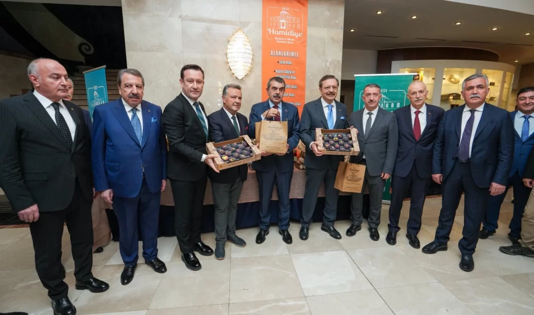 Milli Eğitim Bakan Yusuf Tekin ile TOBB Başkanı M. Rifat