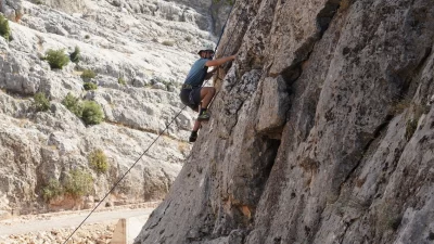 Gaziantep Büyükşehir Belediyesi tarafından düzenlenen 5’inci Köklüce Kanyonu Tırmanış Şenliği