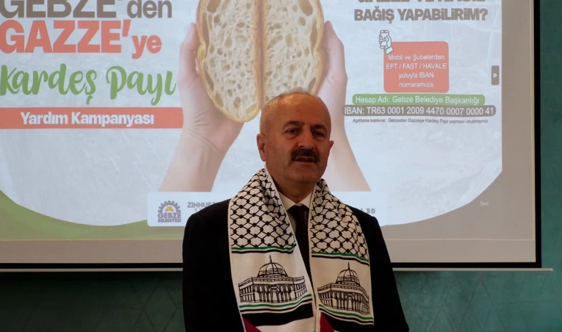 Gebze Belediye Başkanı Zinnur Büyükgöz, Gazze’de yaşanan insani krize dikkat
