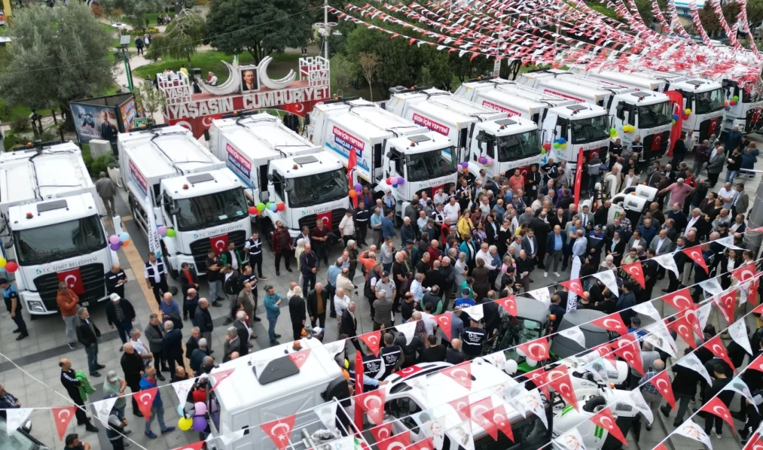 İzmit Belediyesi, kaynaklarını halkın hizmetine kullanarak araç filosunu büyütmeye devam