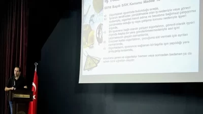 Karabağlar Belediyesi, çalışanlarının iş güvenliği bilincini artırmak ve olası iş
